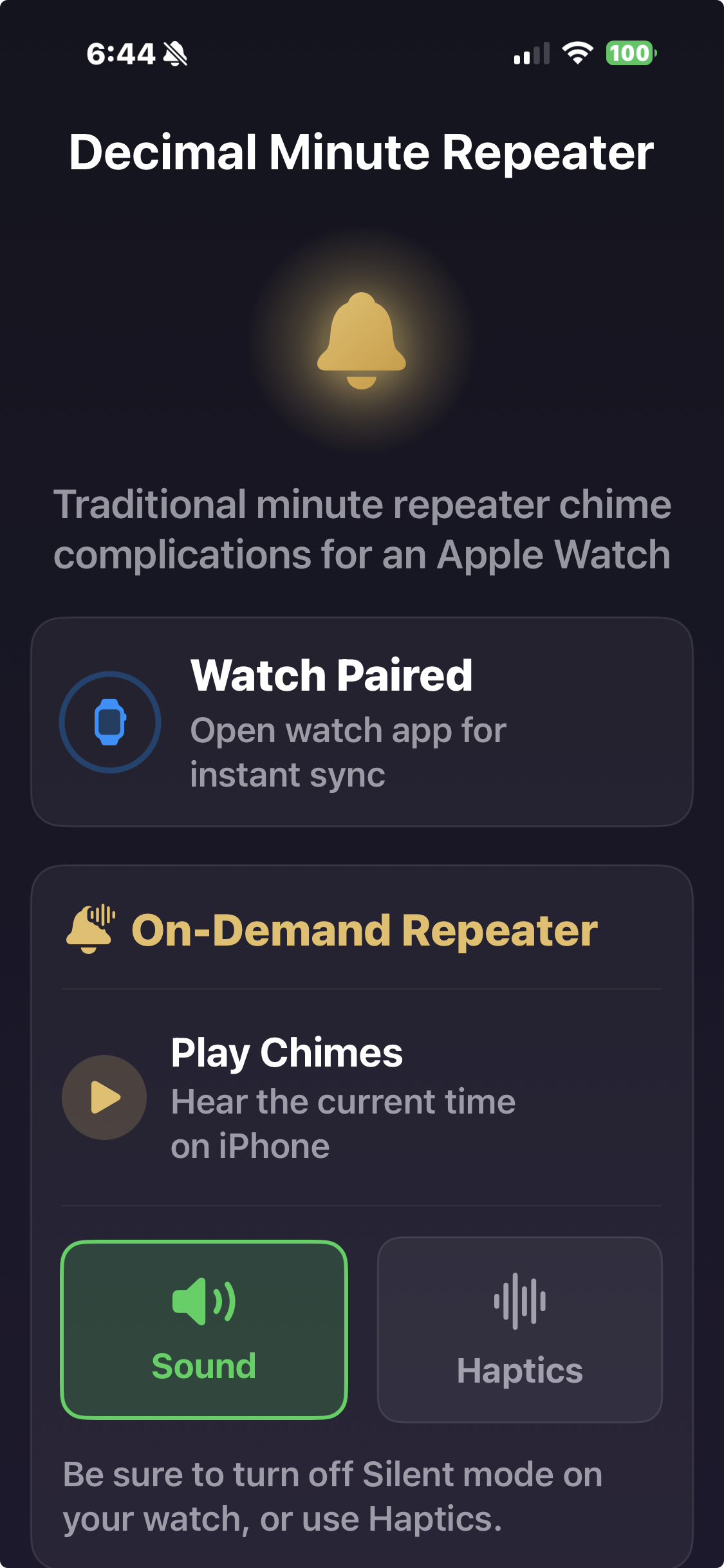 Classic Repeater app screenshot